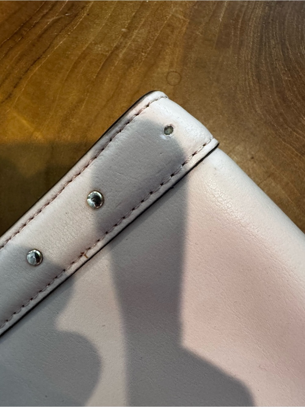 Just in 🔥 Kate Spade Helena Street
Wristlet Clutch Pink Studded converted - Picture 9 of 16